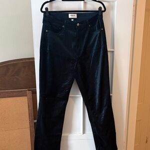 Agolde Black Straight Leg Jeans
